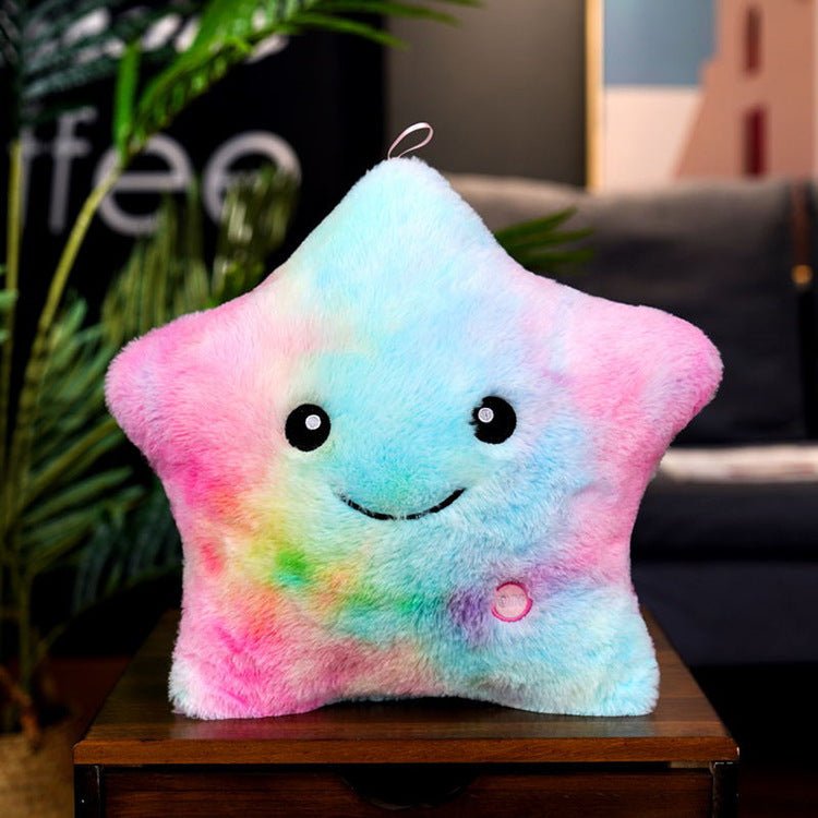 Cute Luminous Pillow – Colorful LED Light-Up Plush Cushion for Bedroom & Living Room