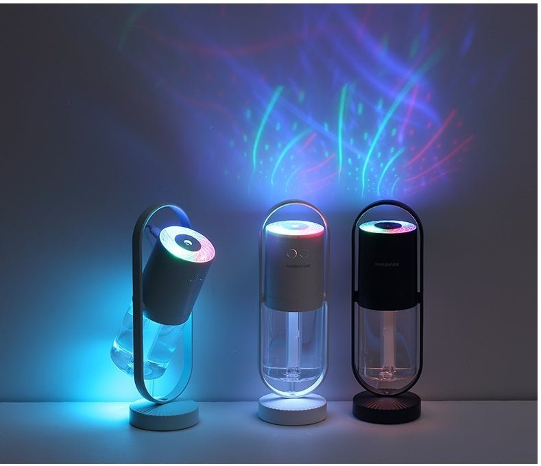 Portable Ultrasonic USB Air Humidifier with Projection Night Light
