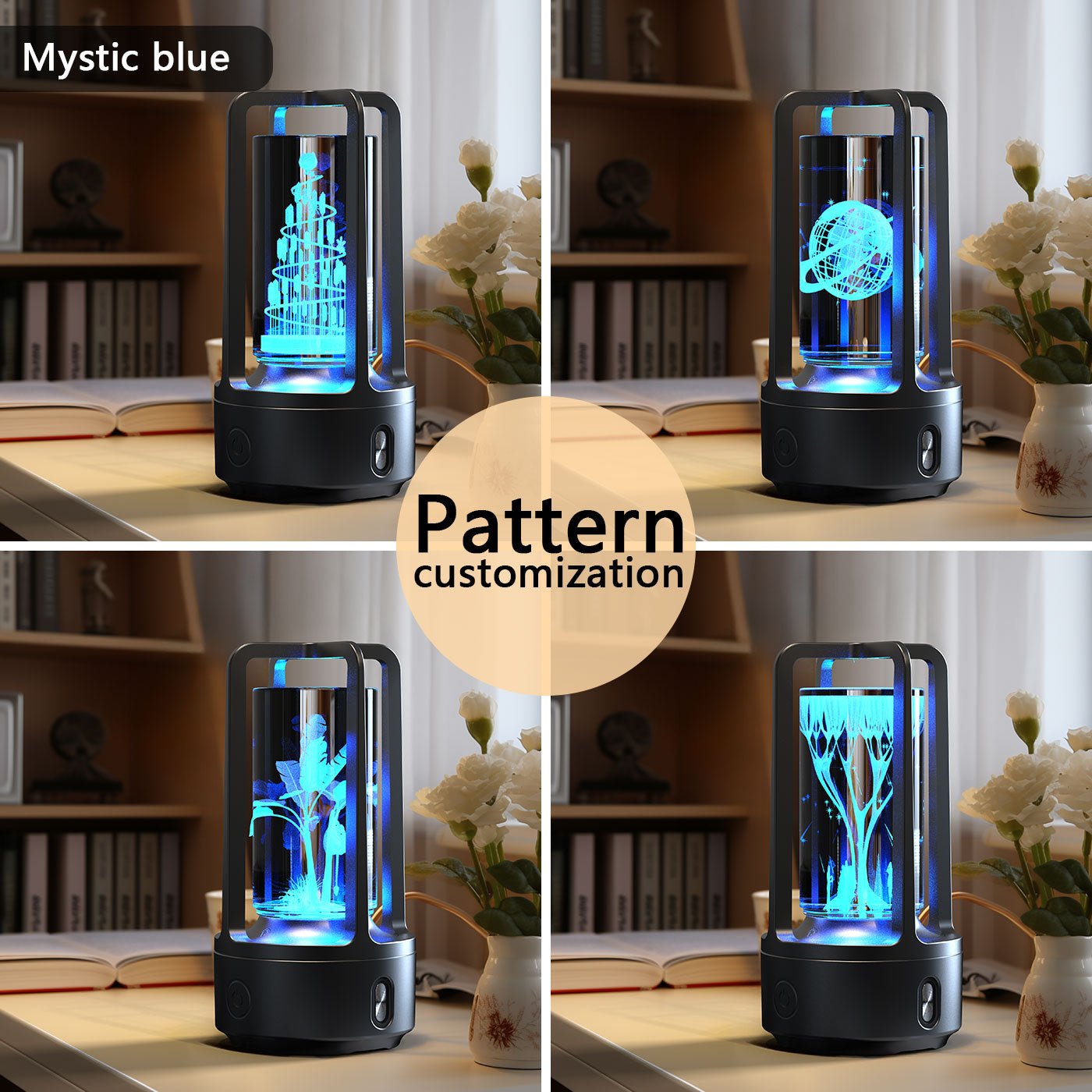2-in-1 Bluetooth Speaker and Dimmable LED Lamp, Touch Control Night Light