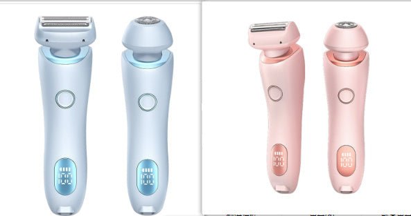 2-in-1 Women's Electric Shaver & Trimmer for Painless Body Hair Removal