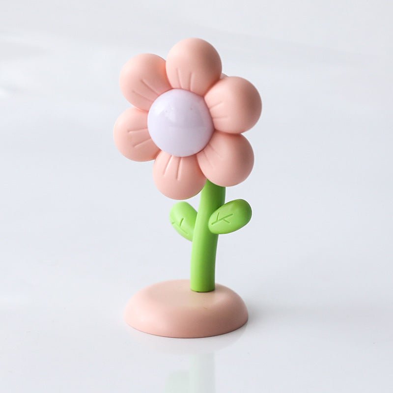 Creative Flower Design Bedside Night Light, Decorative Mini Table Lamp for Kids Room & Home Ambient Lighting