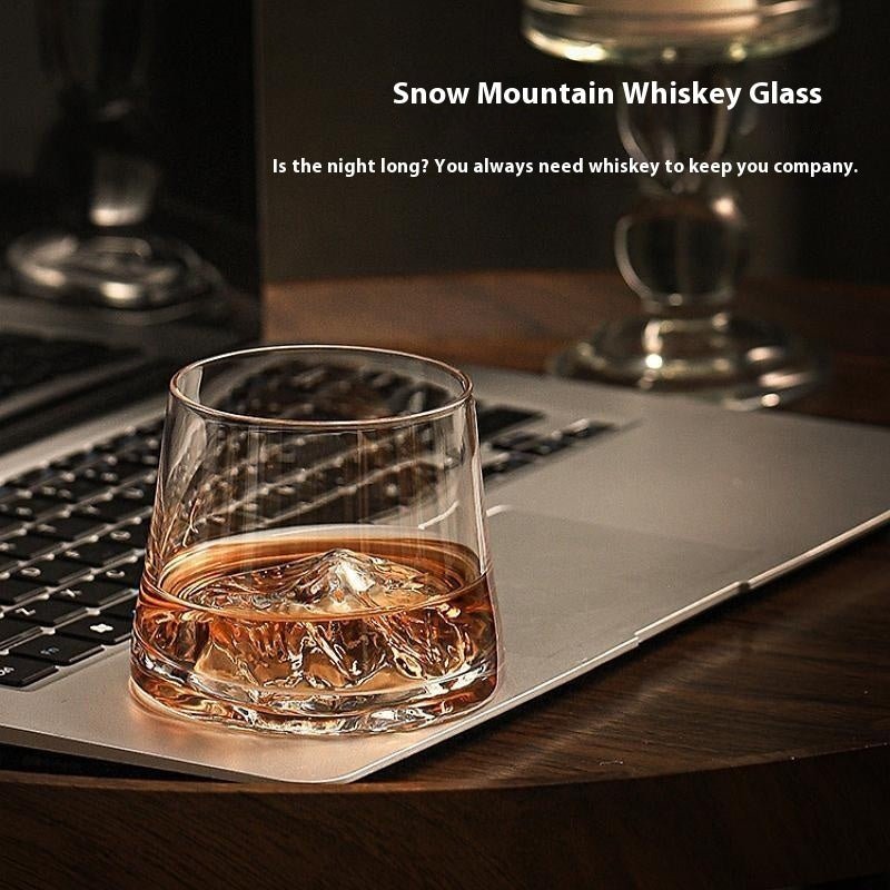 Creative Iceberg Whiskey Glass – Premium Crystal Whiskey Cup (Set of 2)