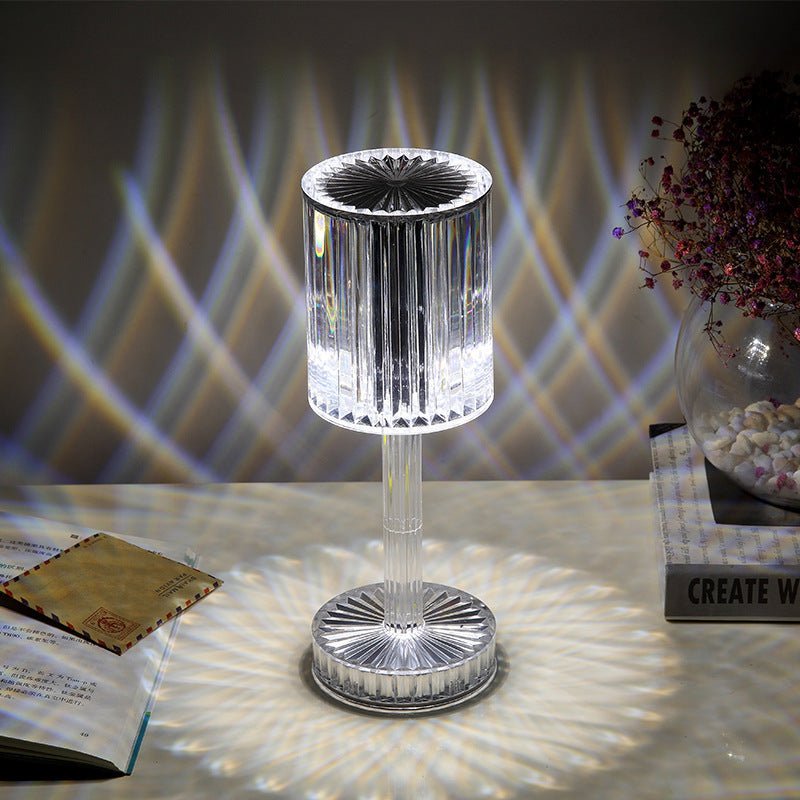 New Crystal Table Lamp, Diamond Romantic LED Light for Home Decor & Gift