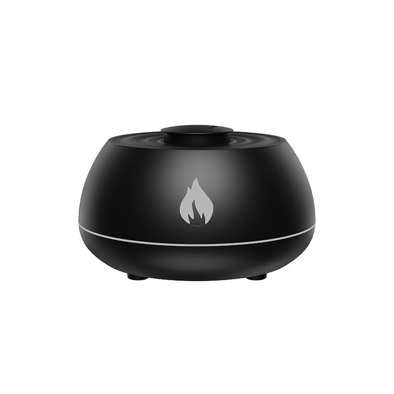 Volcano Flame Humidifier & Diffuser, 7-Color LED Light with USB Power