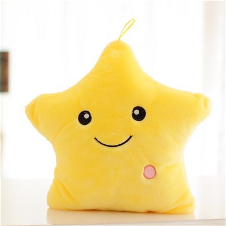 Cute Luminous Pillow – Colorful LED Light-Up Plush Cushion for Bedroom & Living Room