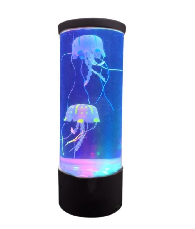 LED Jellyfish Aquarium Mood Lamp, USB-Powered Decorative Night Light
