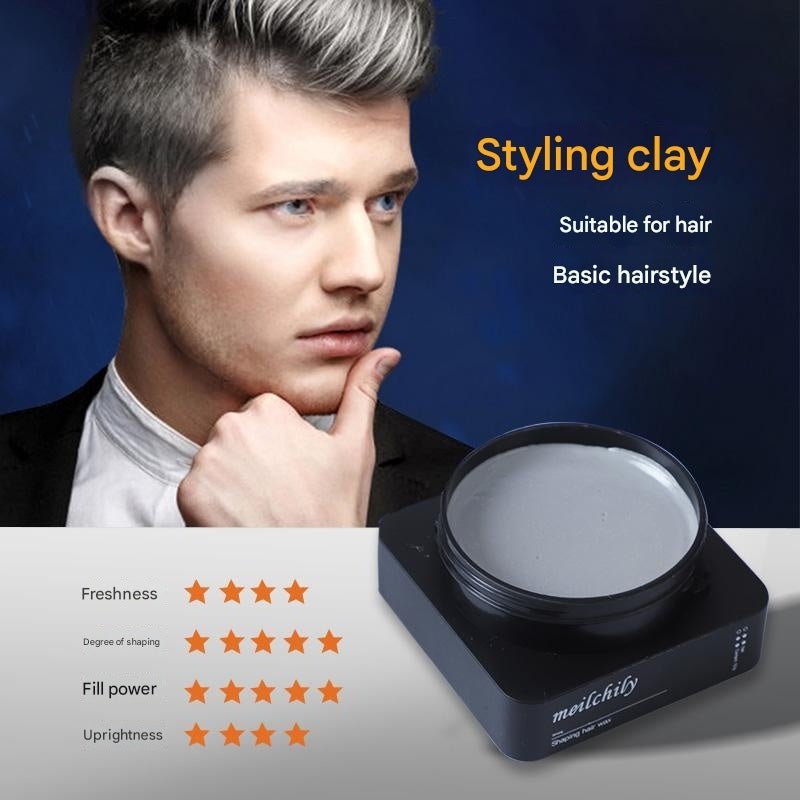Men’s Styling Hair Wax – Strong Hold, Easy Wash, Long-lasting Shine for Daily Grooming