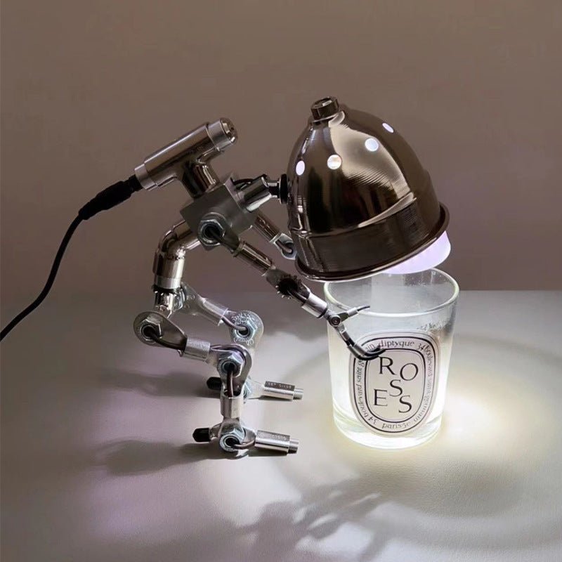 Creative Robot Design Table Lamp, Unique Atmosphere Study Light for Bedroom & Home Decoration