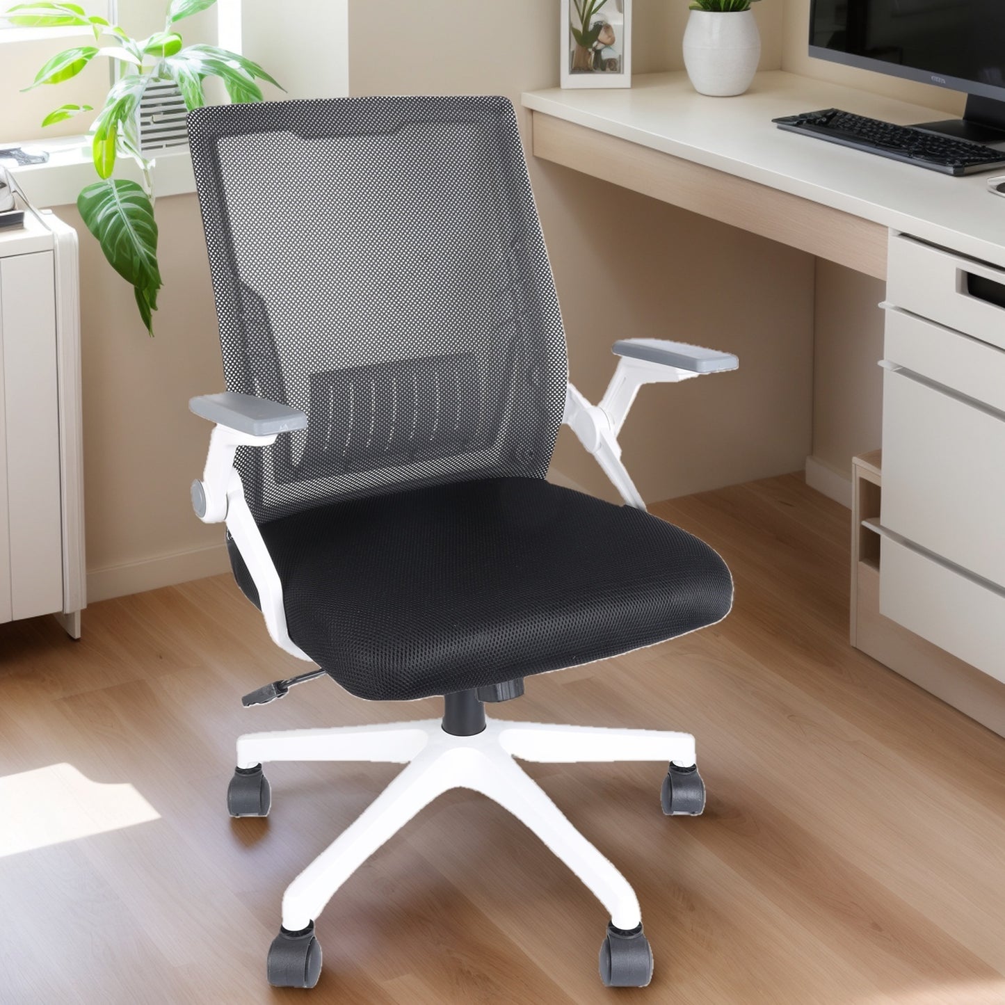 Ergonomic Office Chair Computer Desk Chair Comfy With Adjustable Lumbar Support - DonoHome