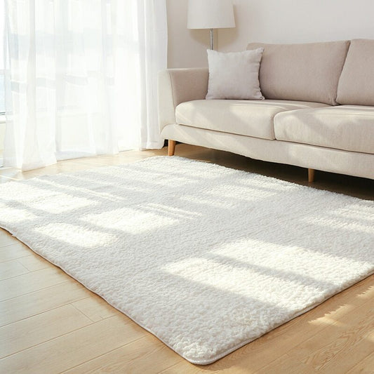 Soft Fluffy White Area Rug – Plush Carpet for Living Room, Bedroom, Sofa & Home Floor Decor
