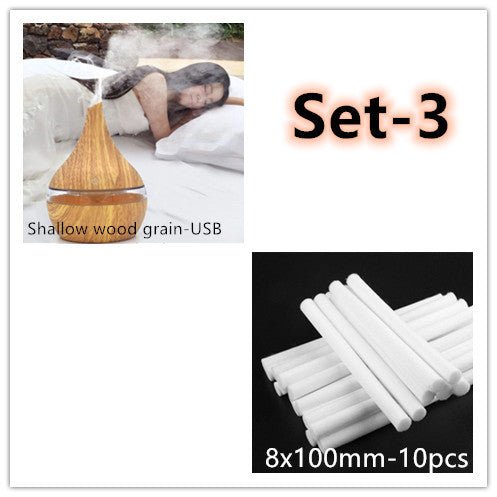 Ultrasonic Essential Oil Diffuser with LED Light for Home & Office