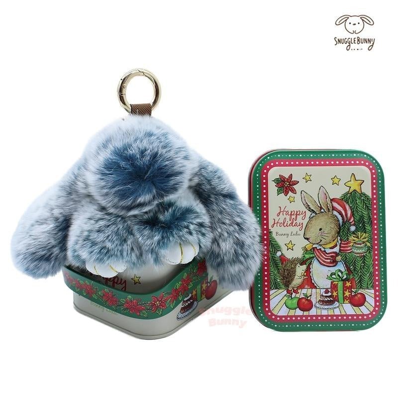 Handmade Soft Plush Rabbit Toy With Gift Box, Fluffy Bunny Doll for Kids Birthday or Festival Present