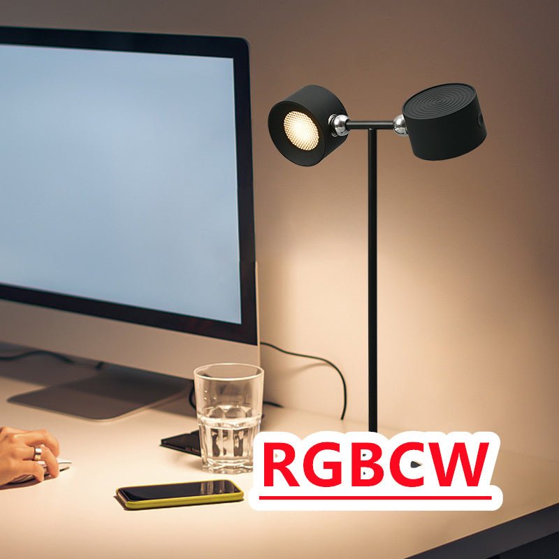 Multifunction LED Desk Lamp with Magnetic Mount, 360° Rotation & USB Rechargeable