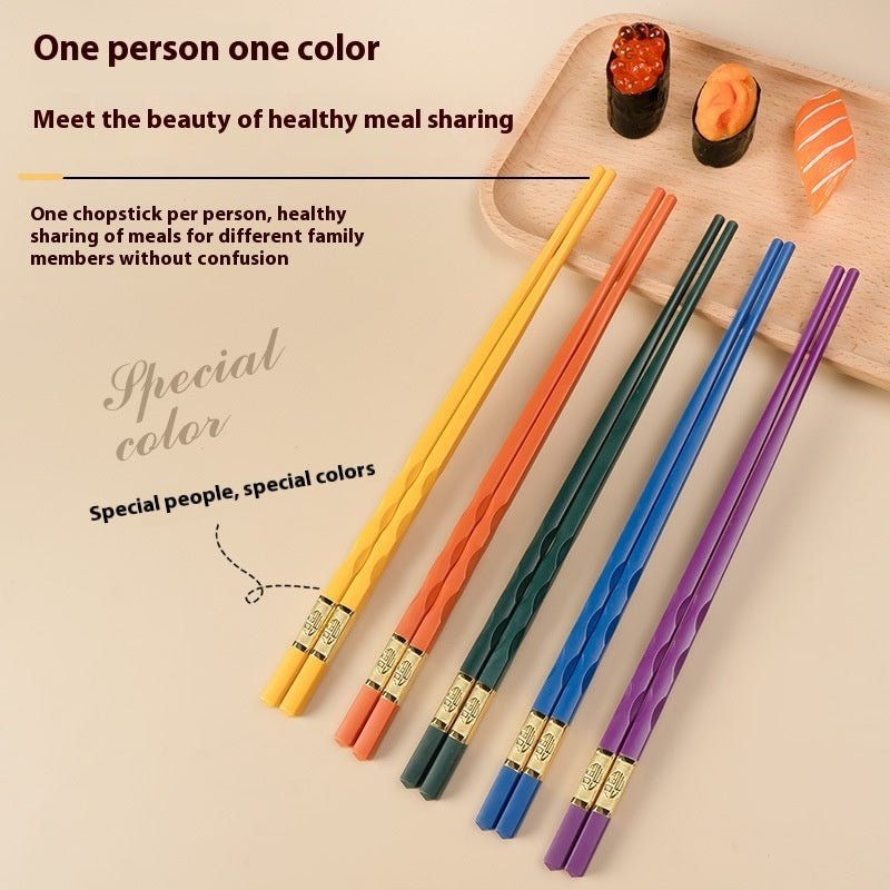 Non-Mold Alloy Chopsticks – Durable Household Reusable Tableware