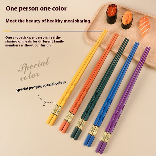 Non-Mold Alloy Chopsticks – Durable Household Reusable Tableware