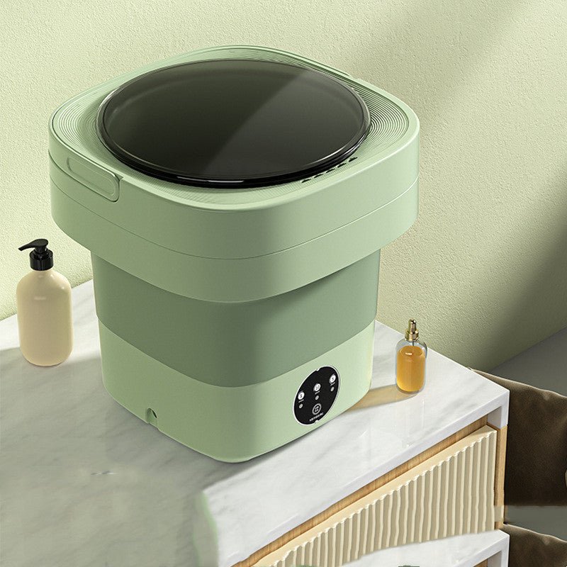 Mini Foldable Portable Washing Machine with Spin Dryer, for Small Items & Laundry