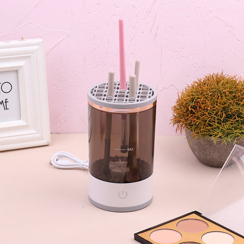 Automatic Electric Makeup Brush Cleaner with USB Charging, Portable Cleaning Tool