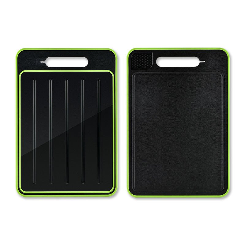 Double-Sided Cutting Board with Defrost Function & Knife Sharpener
