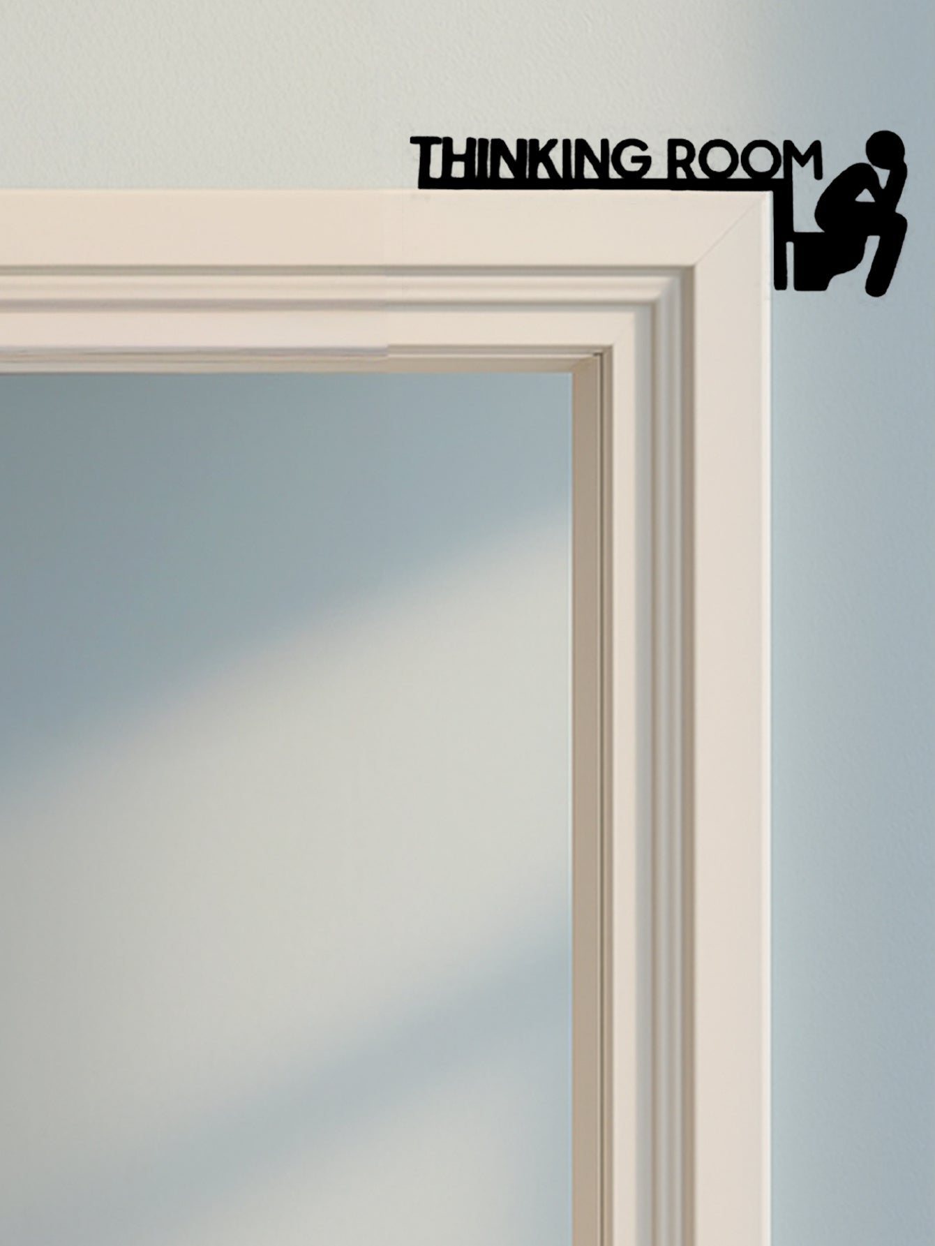 1pc Modern Metal Toilet Door Sign,Room Wall Sculpture, Home Decor