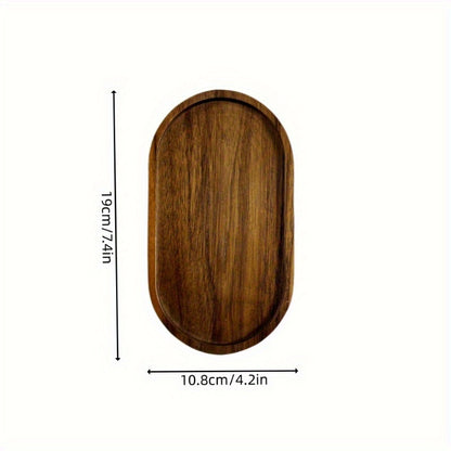 2-Piece Wooden Serving Trays – Japanese-Style, Space-Saving