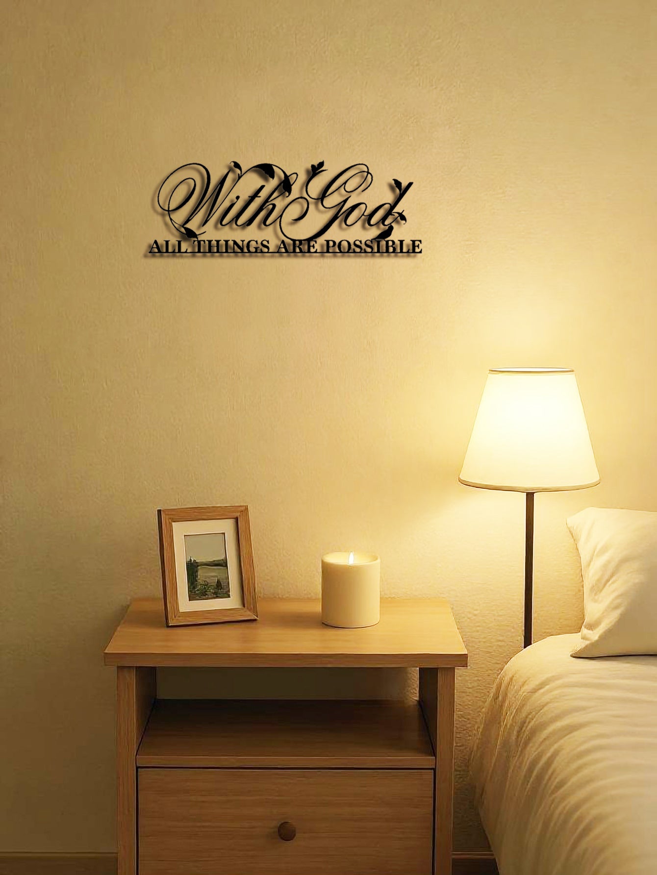 Inspiring Metal Wall Art Sculpture – Exquisite Religious Accent Home Decor
