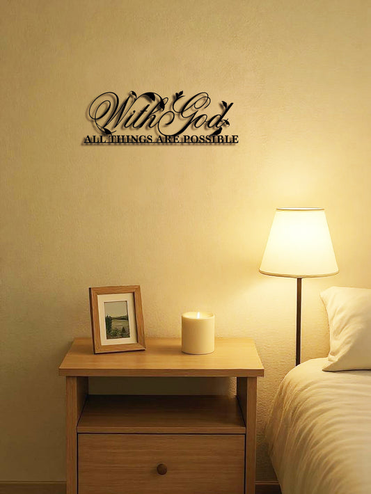 Inspiring Metal Wall Art Sculpture – Exquisite Religious Accent Home Decor