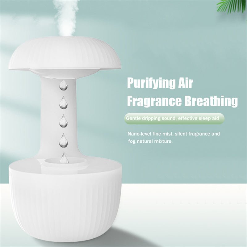 Anti-Gravity Humidifier with Levitating Water Drops, Silent Cool Mist Maker