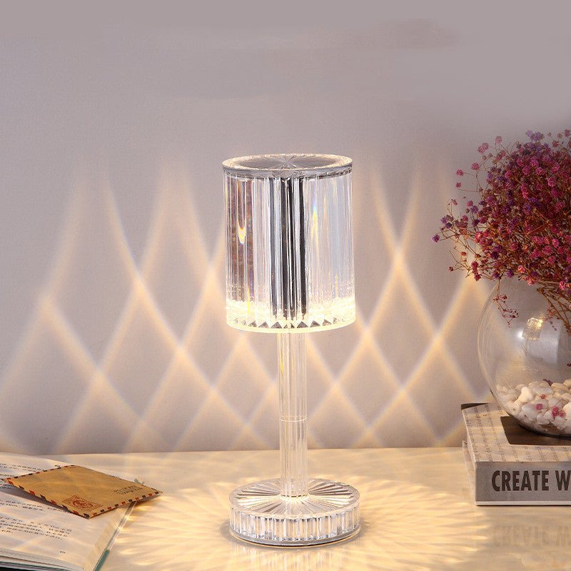 New Crystal Table Lamp, Diamond Romantic LED Light for Home Decor & Gift