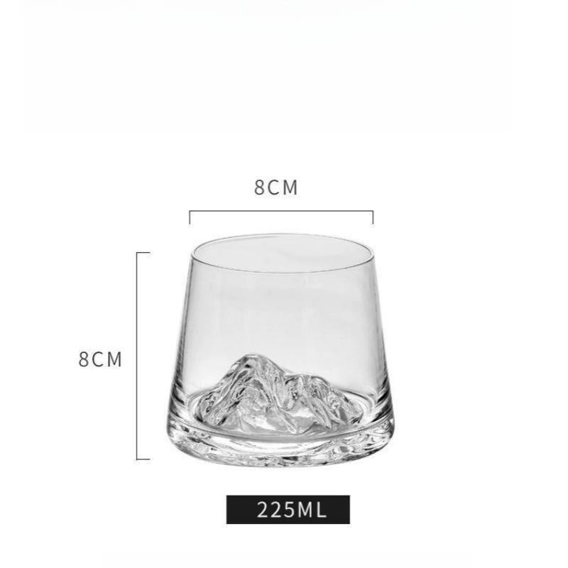 Creative Iceberg Whiskey Glass – Premium Crystal Whiskey Cup (Set of 2)