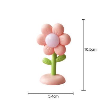 Creative Flower Design Bedside Night Light, Decorative Mini Table Lamp for Kids Room & Home Ambient Lighting