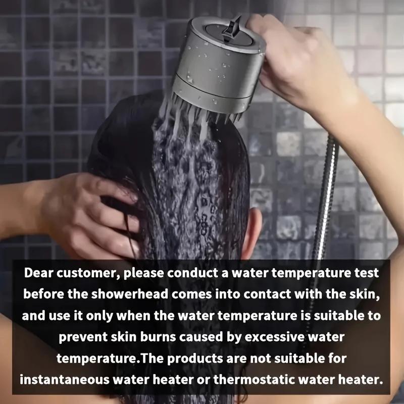 Multi-Mode Handheld Shower Set – Bathroom Shower Head with Hose & Adjustable Spray