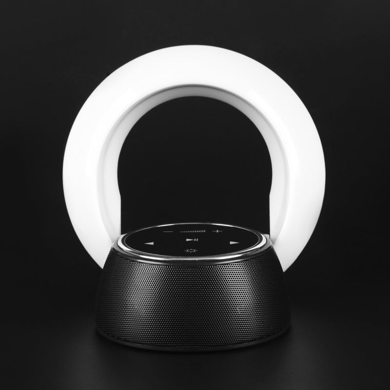 Dimmable LED Desk Lamp with Bluetooth Stereo Speaker, Touch Control & Mic