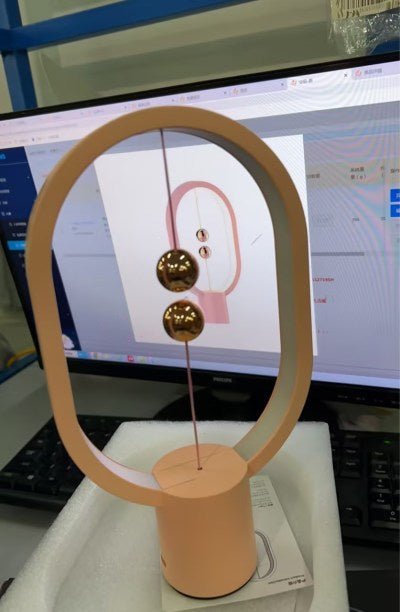 Magnetic Switch Floating LED Lamp, USB-Powered Suspension Table Light