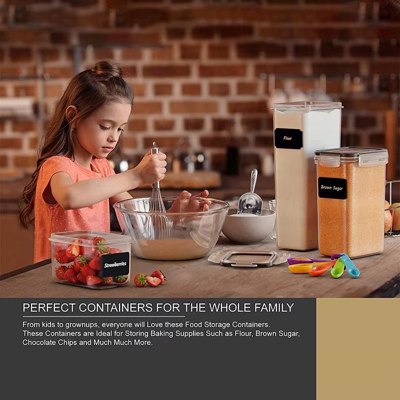 24-Piece Airtight Food Storage Container Set – Kitchen Pantry Organization - DonoHome