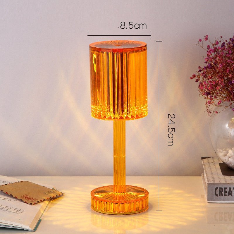 New Crystal Table Lamp, Diamond Romantic LED Light for Home Decor & Gift