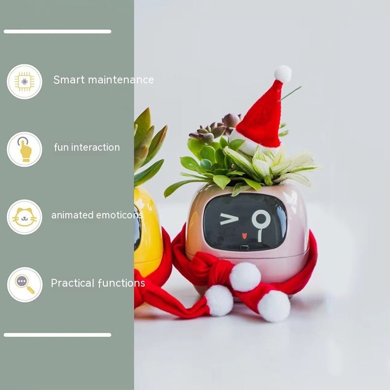 Smart Planter with AI Sensors, 49+ Expressions, and Automatic Watering