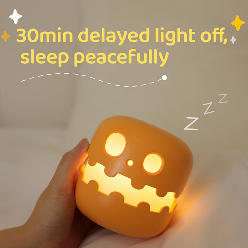 Halloween Pumpkin Lamp, Bedside Ambience Light, Kids Bedroom Decoration