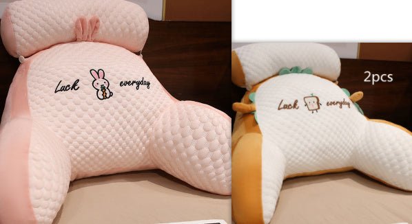 Large Fluffy Reading Cushion – Soft Bedside Backrest & Lumbar Support Pillow for Sofa, Bed & Office Chair