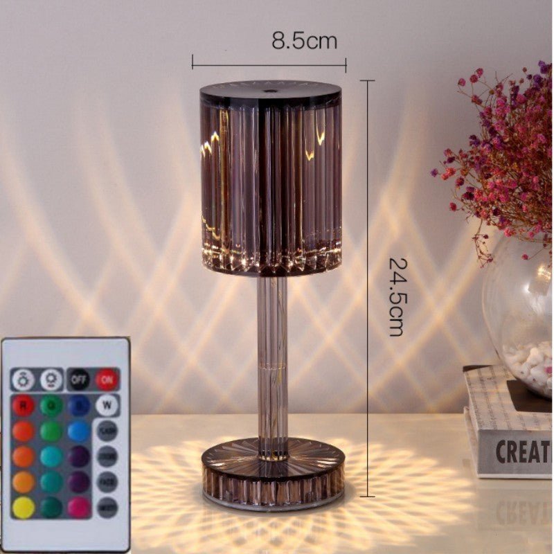 New Crystal Table Lamp, Diamond Romantic LED Light for Home Decor & Gift