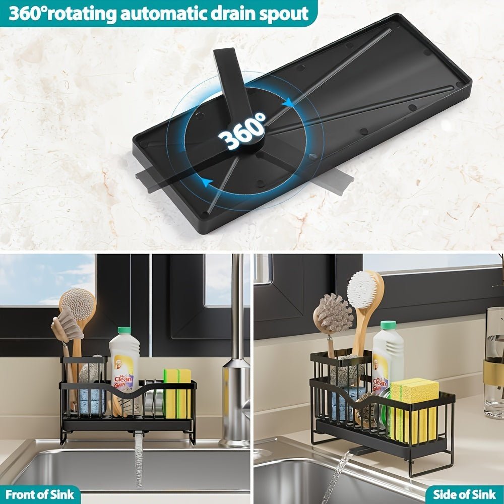 Multi-functional Stainless Steel Sponge Holder and Drainer - DonoHome