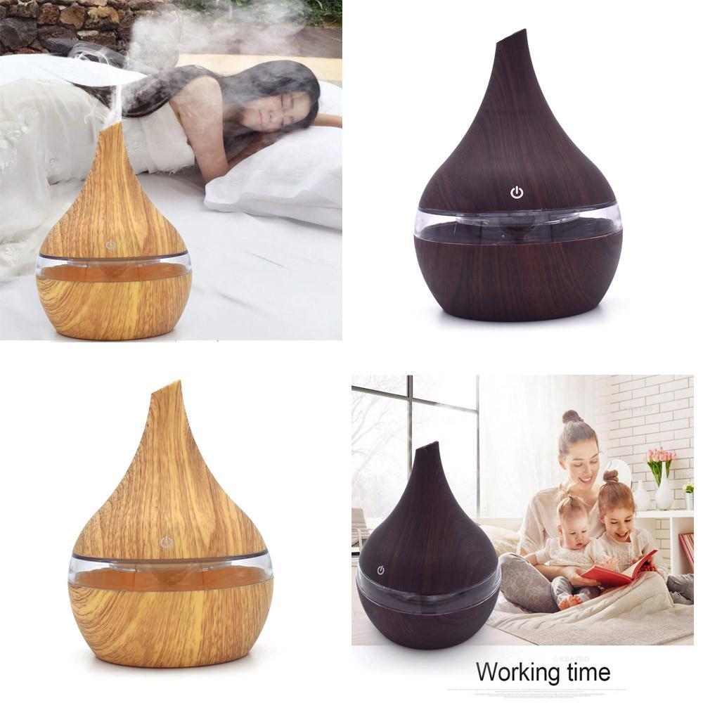 Ultrasonic Essential Oil Diffuser with LED Light for Home & Office