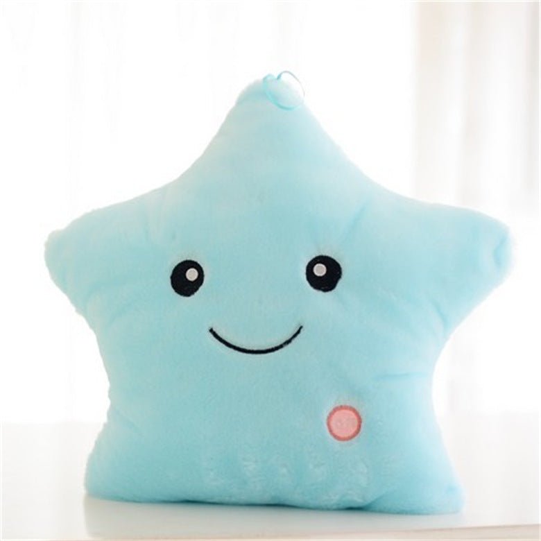Cute Luminous Pillow – Colorful LED Light-Up Plush Cushion for Bedroom & Living Room