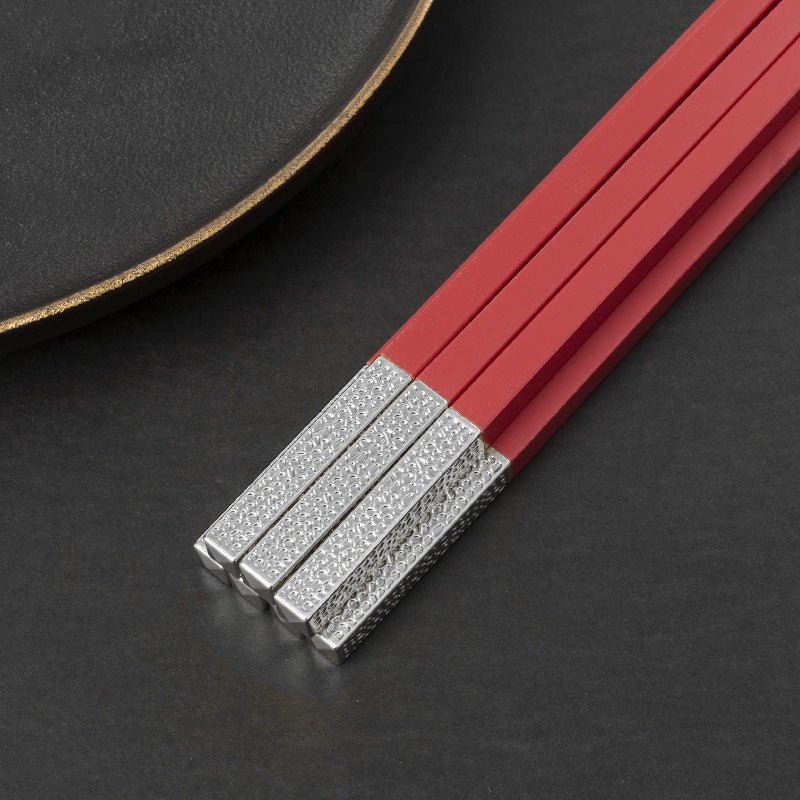 Durable Alloy Chopsticks – Household Mildew-Proof Reusable Flatware