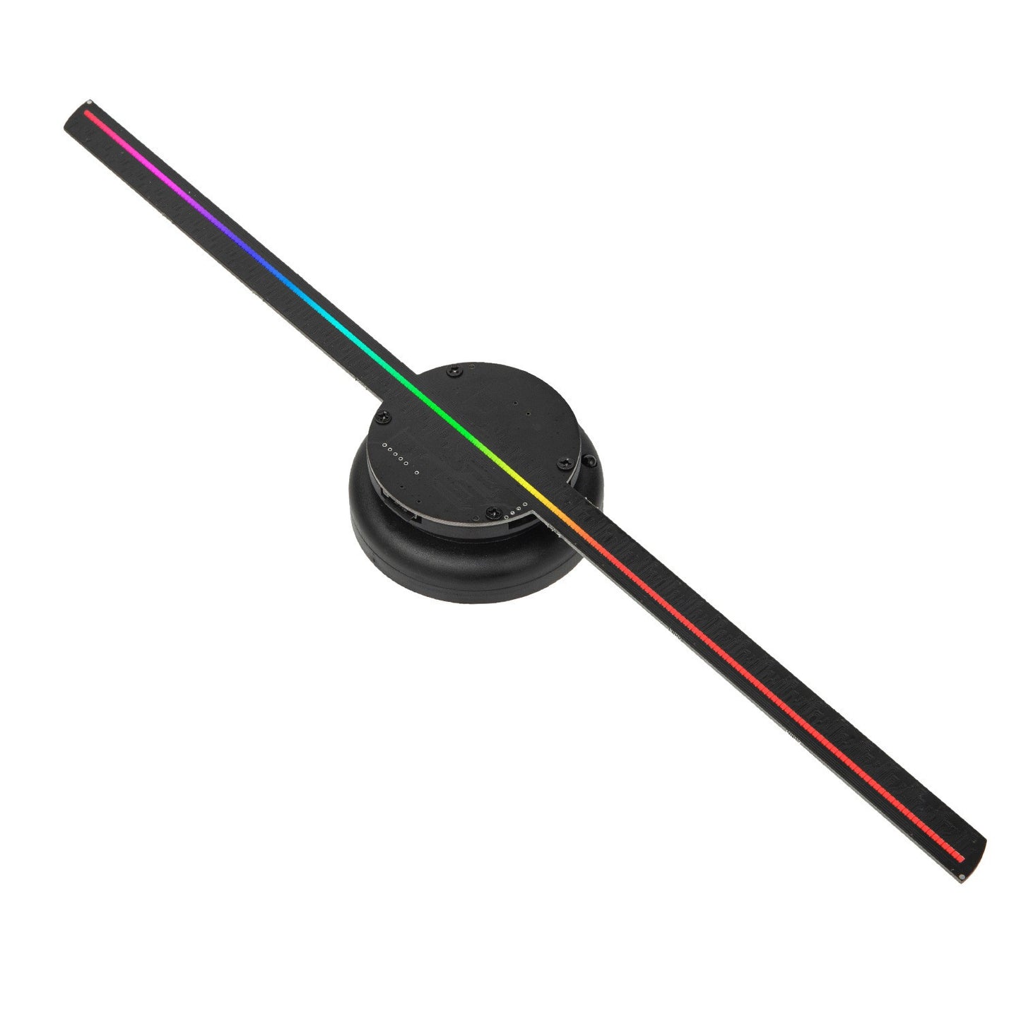 3D Holographic LED Projector Fan, Luminous Sign Light for Shops & Decor