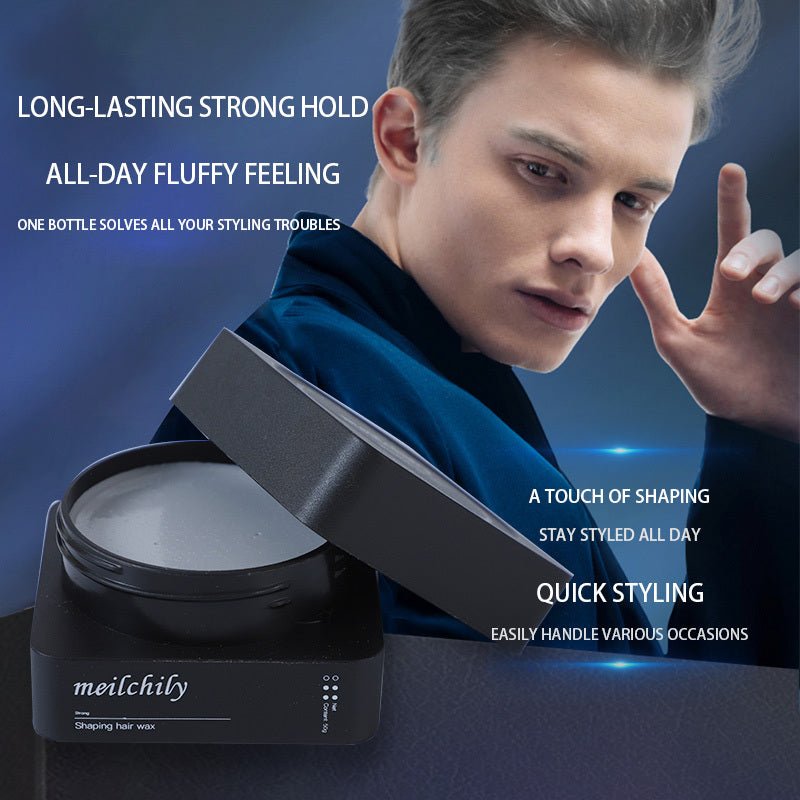 Men’s Styling Hair Wax – Strong Hold, Easy Wash, Long-lasting Shine for Daily Grooming