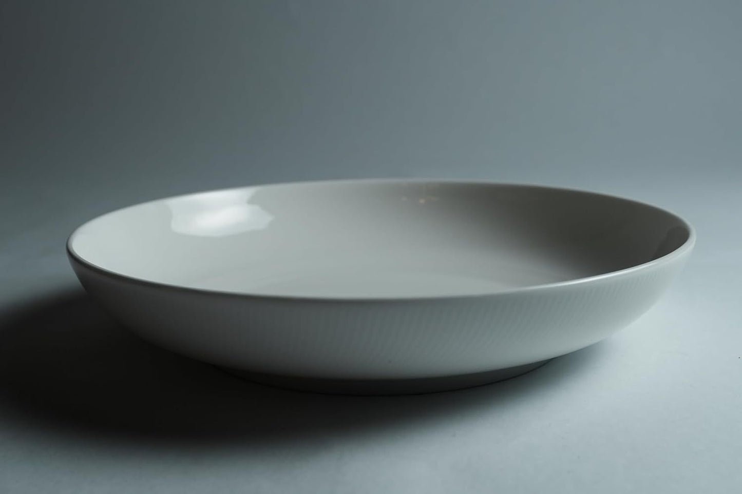Set of 4 – 8.5″ Bone China Pasta/Salad Plates (White)