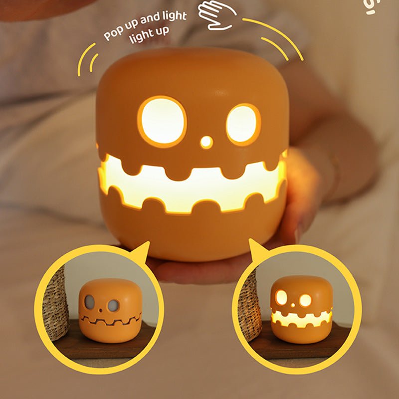 Halloween Pumpkin Lamp, Bedside Ambience Light, Kids Bedroom Decoration