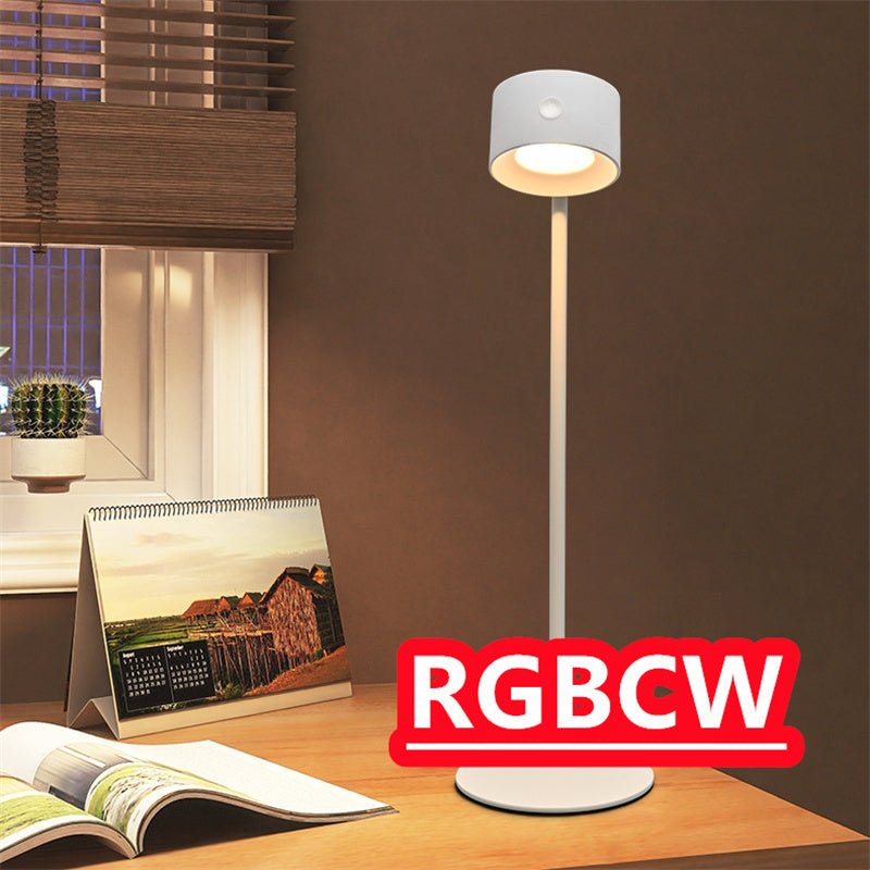 Multifunction LED Desk Lamp with Magnetic Mount, 360° Rotation & USB Rechargeable