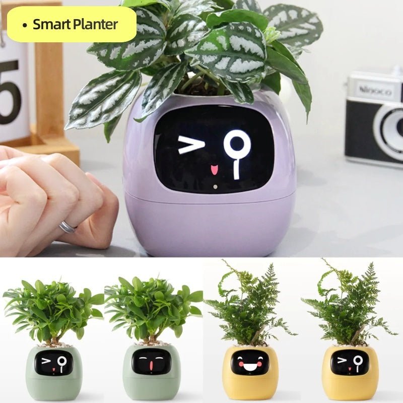 Smart Planter with AI Sensors, 49+ Expressions, and Automatic Watering