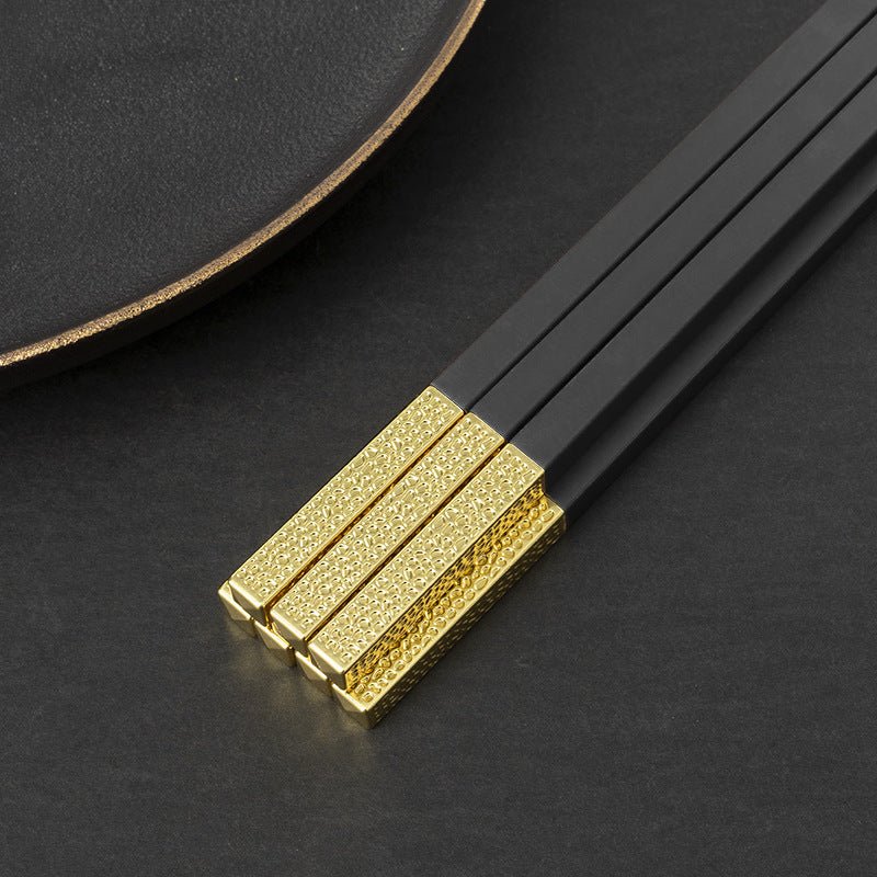 Durable Alloy Chopsticks – Household Mildew-Proof Reusable Flatware